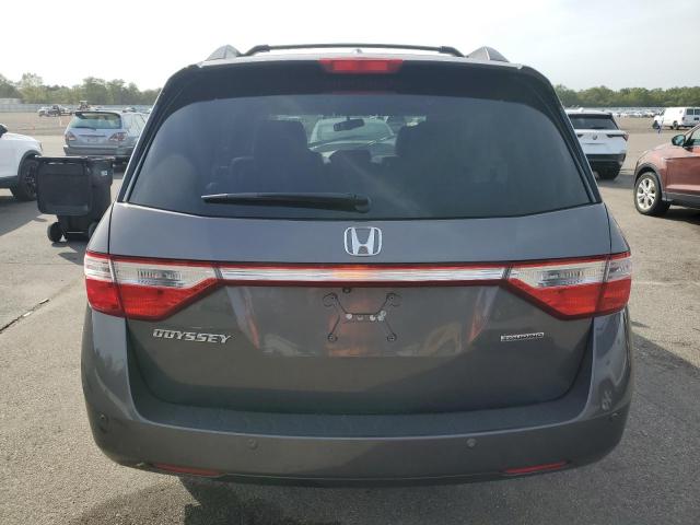 5FNRL5H99DB079562 - 2013 HONDA ODYSSEY TOURING GRAY photo 6