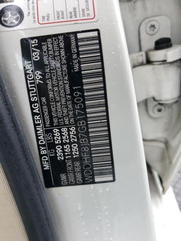 WDDHF8JB7GB175091 - 2016 MERCEDES-BENZ E 350 4MATIC WHITE photo 12