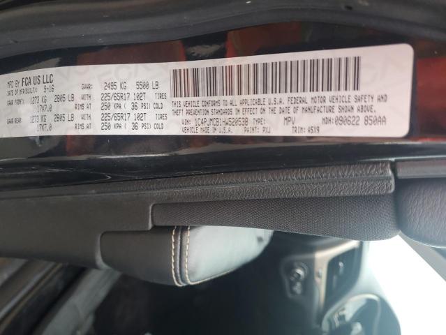 1C4PJMCB1HW520538 - 2017 JEEP CHEROKEE LATITUDE BLACK photo 13