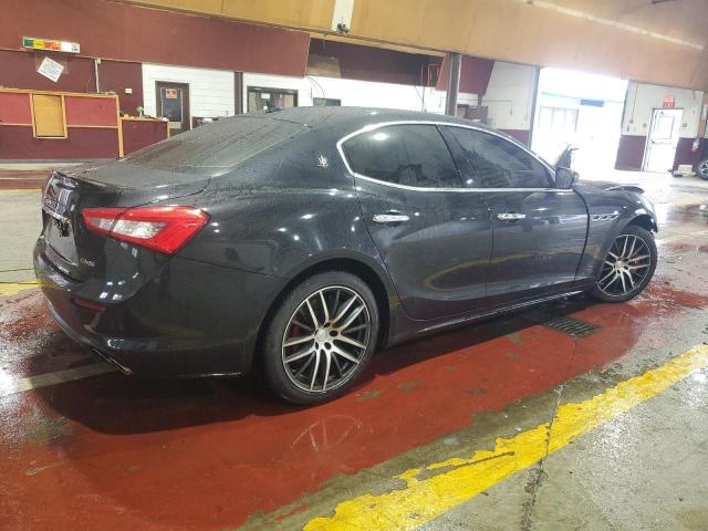 ZAM57YTA0J1287271 - 2018 MASERATI GHIBLI S BLACK photo 3