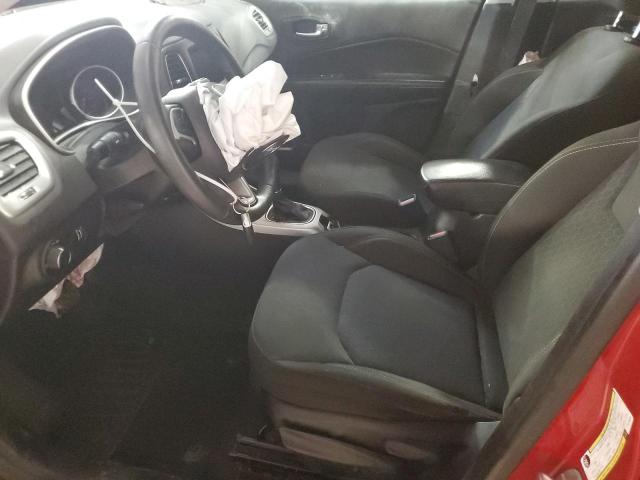 3C4NJDAB9JT179833 - 2018 JEEP COMPASS SPORT Kırmızı fotoğraf 7