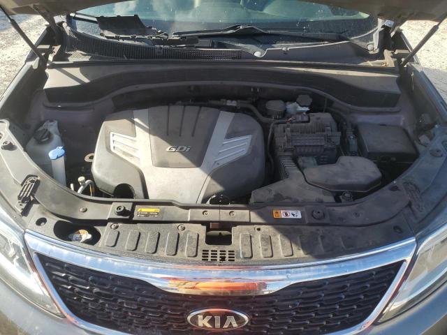 5XYKU4A71EG481524 - 2014 KIA SORENTO EX ვერცხლისფერი ფოტო 12