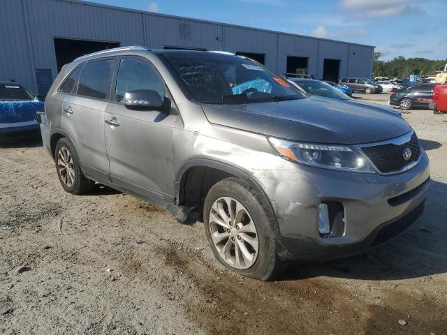 5XYKU4A71EG481524 - 2014 KIA SORENTO EX ვერცხლისფერი ფოტო 4