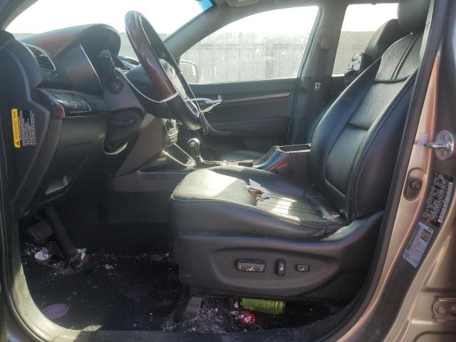 5XYKU4A71EG481524 - 2014 KIA SORENTO EX ვერცხლისფერი ფოტო 7