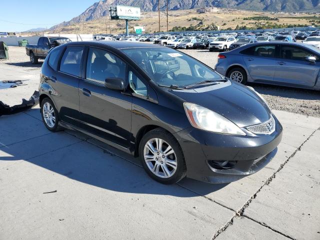 JHMGE8G44AC039275 - 2010 HONDA FIT SPORT BLACK photo 4