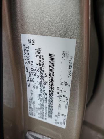 1FMCU9GD1HUF04197 - 2017 FORD ESCAPE SE 金色 照片 14