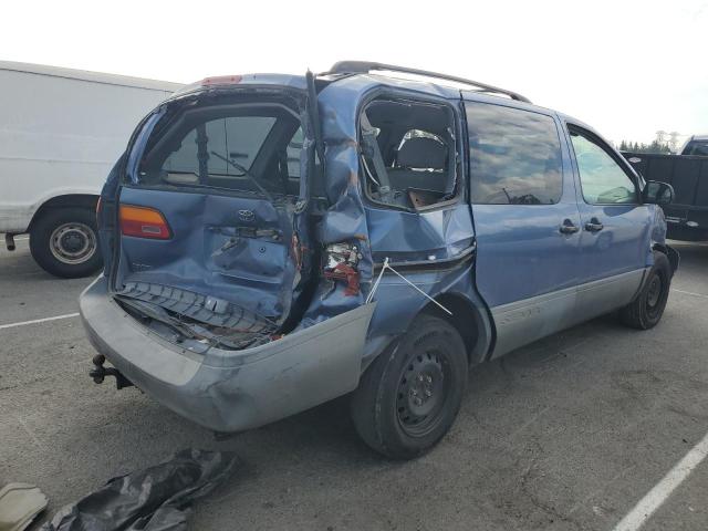 4T3ZF13C3WU027909 - 1998 TOYOTA SIENNA LE BLUE photo 3