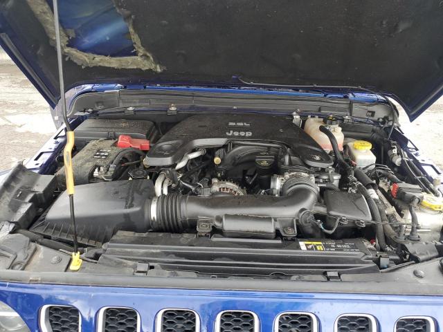 1C4HJXEG3JW243797 - 2018 JEEP WRANGLER U SAHARA Կապույտ լուսանկար 12