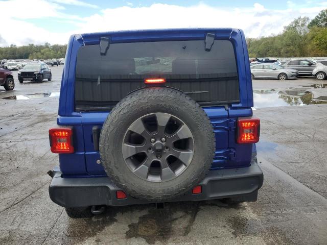 1C4HJXEG3JW243797 - 2018 JEEP WRANGLER U SAHARA Կապույտ լուսանկար 6