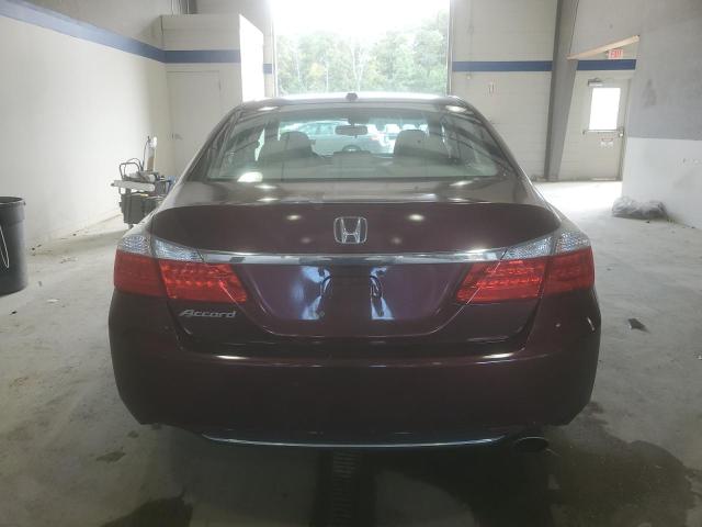 1HGCR2F85DA121684 - 2013 HONDA ACCORD EXL BURGUNDY photo 6