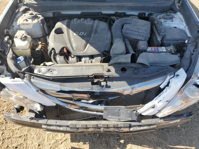 5NPEC4AC5DH689099 - 2013 HYUNDAI SONATA SE WHITE photo 11