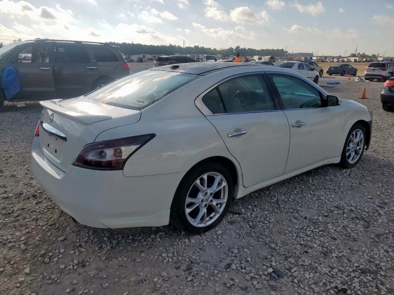 1N4AA5AP2DC806670 - 2013 NISSAN MAXIMA S WHITE photo 3