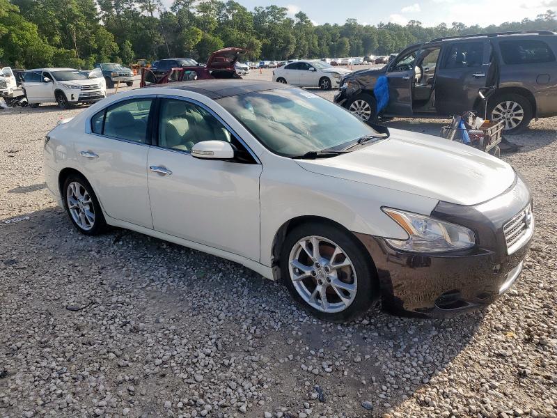 1N4AA5AP2DC806670 - 2013 NISSAN MAXIMA S WHITE photo 4