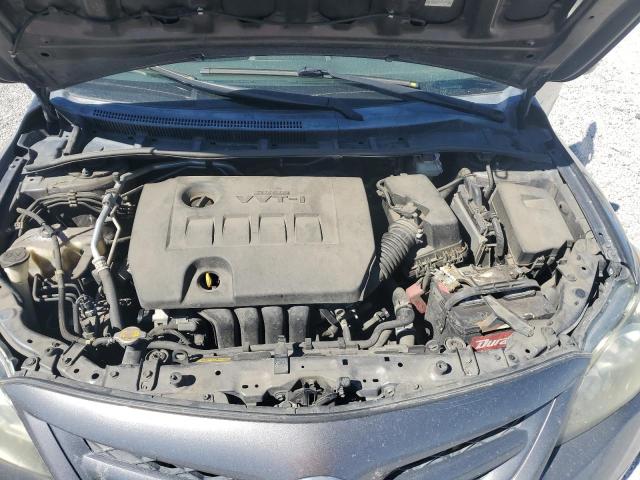 5YFBU4EEXCP066705 - 2012 TOYOTA COROLLA BASE Сірий фото 11