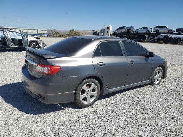 5YFBU4EEXCP066705 - 2012 TOYOTA COROLLA BASE Сірий фото 3