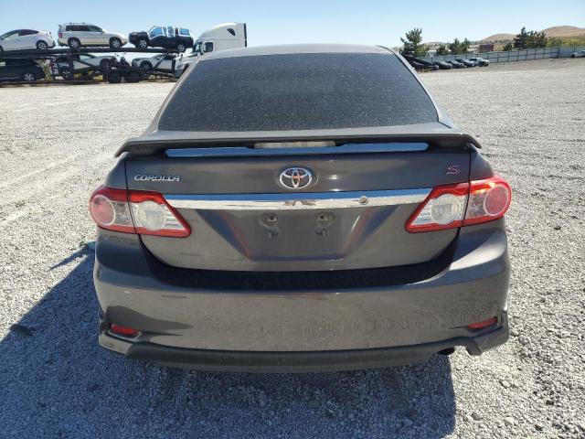 5YFBU4EEXCP066705 - 2012 TOYOTA COROLLA BASE Сірий фото 6