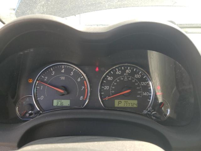 5YFBU4EEXCP066705 - 2012 TOYOTA COROLLA BASE Сірий фото 9