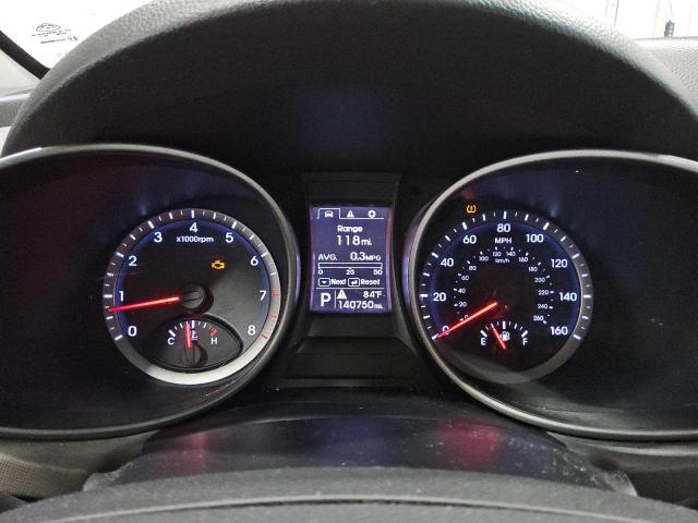 5XYZTDLBXGG353532 - 2016 HYUNDAI SANTA FE S WHITE photo 9