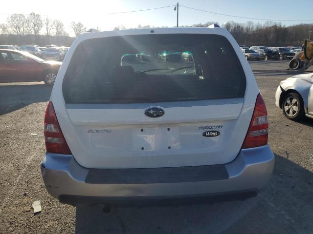 JF1SG67646H734156 - 2006 SUBARU FORESTER 2.5X LL BEAN WHITE photo 6
