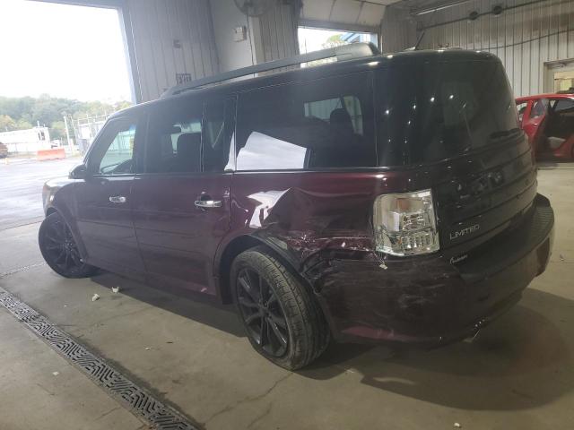 2FMHK6D80JBA03430 - 2018 FORD FLEX LIMITED Bordo foto 2