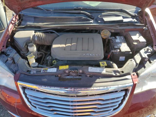 2C4RC1CGXER238531 - 2014 CHRYSLER TOWN & COU TOURING L BURGUNDY photo 12