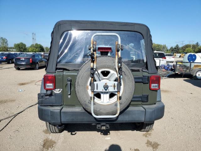 1C4BJWDG8FL599771 - 2015 JEEP WRANGLER U SPORT GREEN photo 6