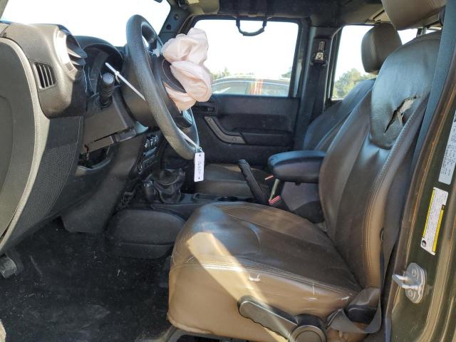 1C4BJWDG8FL599771 - 2015 JEEP WRANGLER U SPORT GREEN photo 7