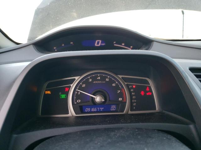19XFA16949E028830 - 2009 HONDA CIVIC EXL შავი ფოტო 9