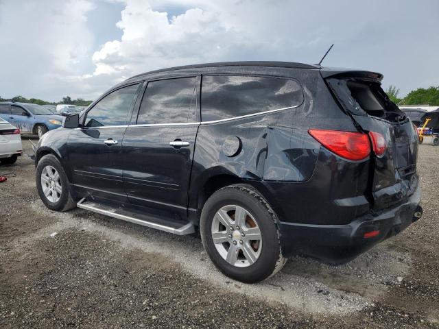 1GNKVGEDXBJ245326 - 2011 CHEVROLET TRAVERSE LT BLACK photo 2