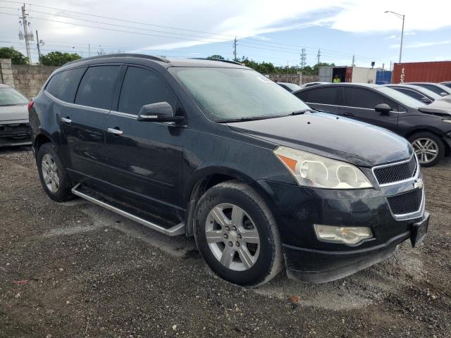 1GNKVGEDXBJ245326 - 2011 CHEVROLET TRAVERSE LT BLACK photo 4
