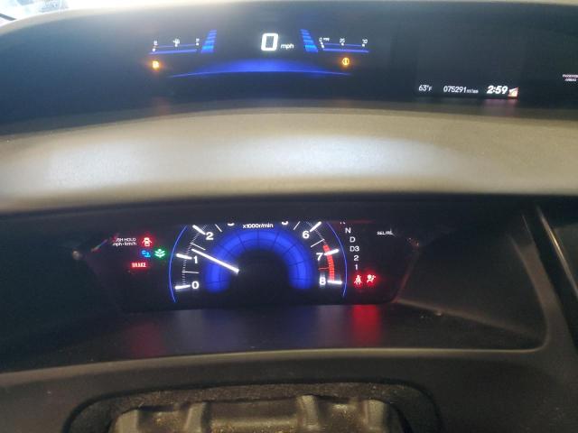 2HGFG3B51DH516807 - 2013 HONDA CIVIC LX BLACK photo 9