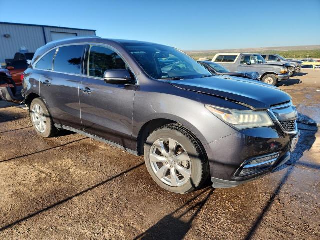 5FRYD4H89FB024377 - 2015 ACURA MDX ADVANCE BLACK photo 4