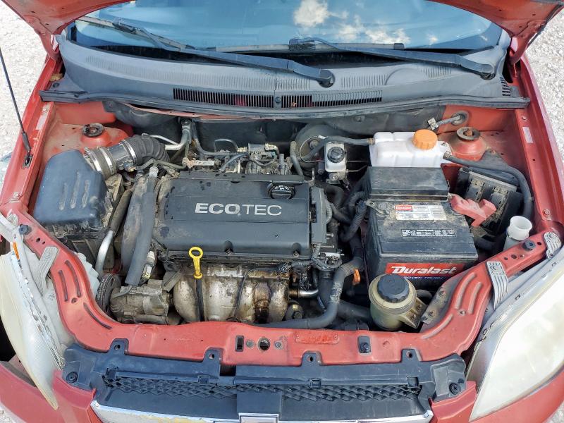 KL1TD5DE8AB125197 - 2010 CHEVROLET AVEO LS Կարմիր լուսանկար 11