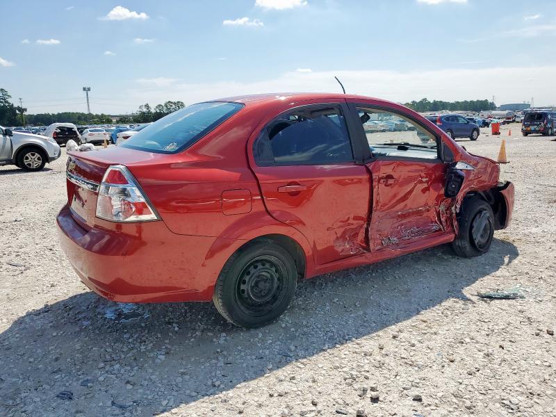 KL1TD5DE8AB125197 - 2010 CHEVROLET AVEO LS Կարմիր լուսանկար 3