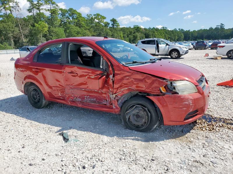 KL1TD5DE8AB125197 - 2010 CHEVROLET AVEO LS Կարմիր լուսանկար 4