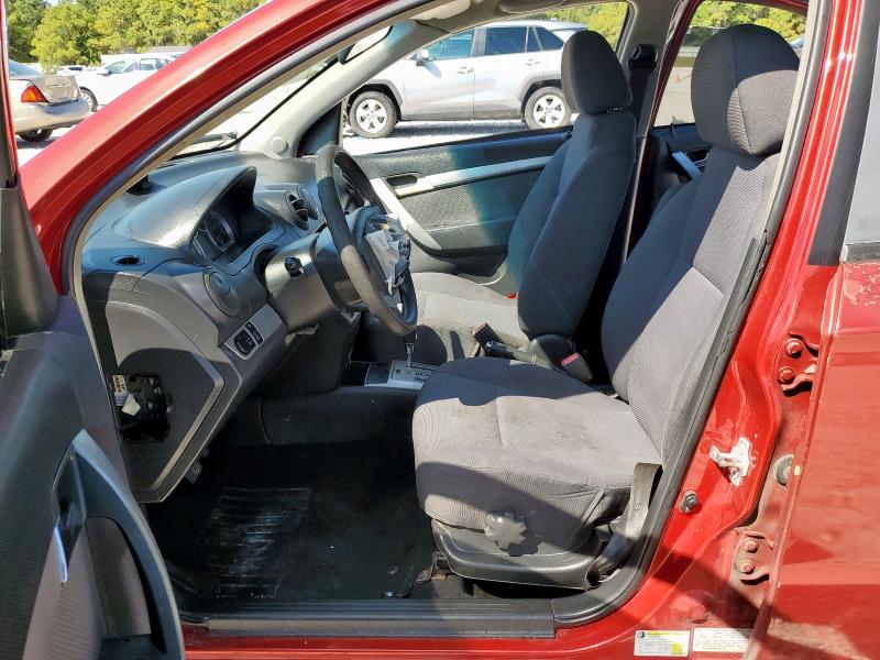 KL1TD5DE8AB125197 - 2010 CHEVROLET AVEO LS Կարմիր լուսանկար 7