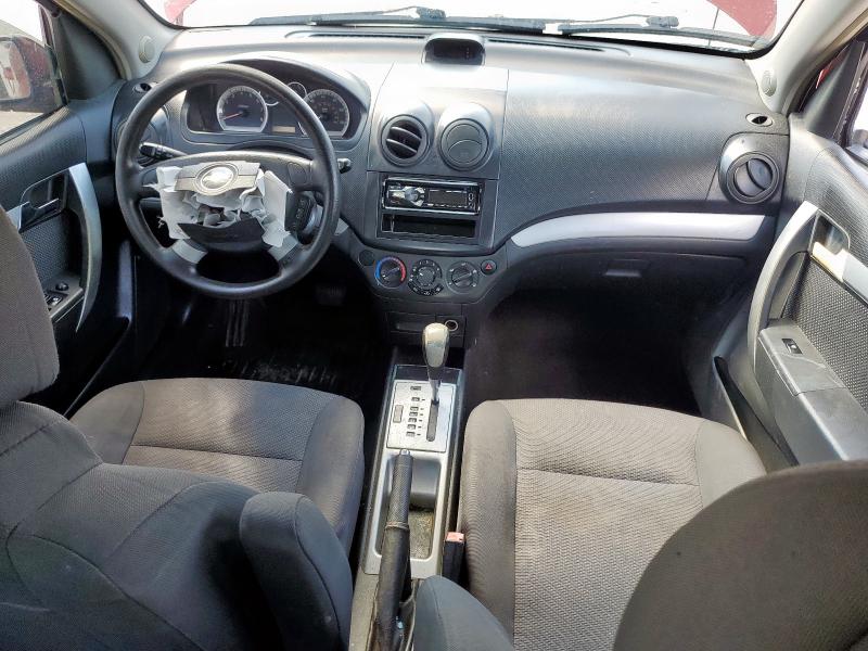 KL1TD5DE8AB125197 - 2010 CHEVROLET AVEO LS Կարմիր լուսանկար 8