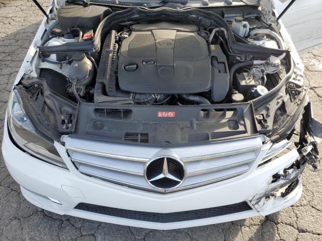 WDDGF8ABXDA783863 - 2013 MERCEDES-BENZ C 300 4MATIC WHITE photo 11