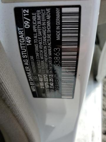 WDDGF8ABXDA783863 - 2013 MERCEDES-BENZ C 300 4MATIC WHITE photo 12