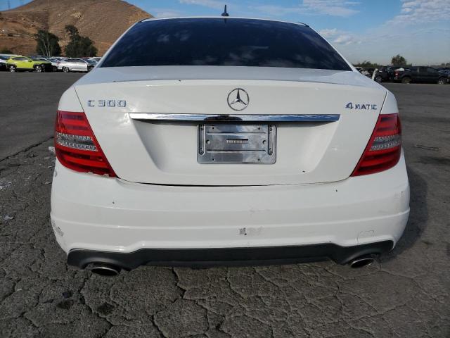 WDDGF8ABXDA783863 - 2013 MERCEDES-BENZ C 300 4MATIC WHITE photo 6