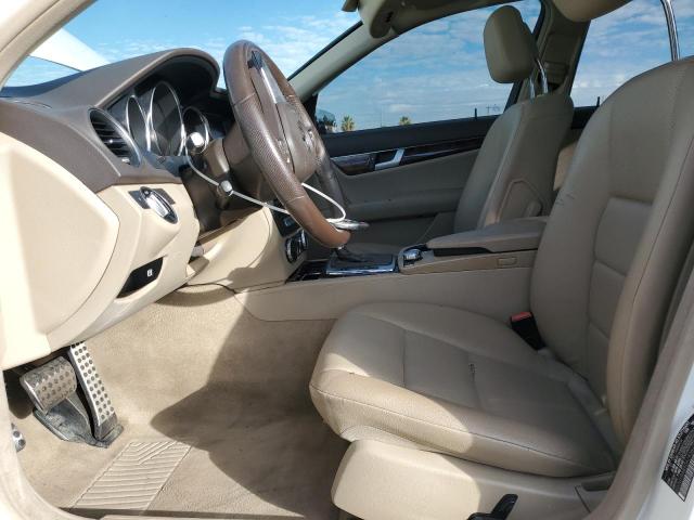 WDDGF8ABXDA783863 - 2013 MERCEDES-BENZ C 300 4MATIC WHITE photo 7
