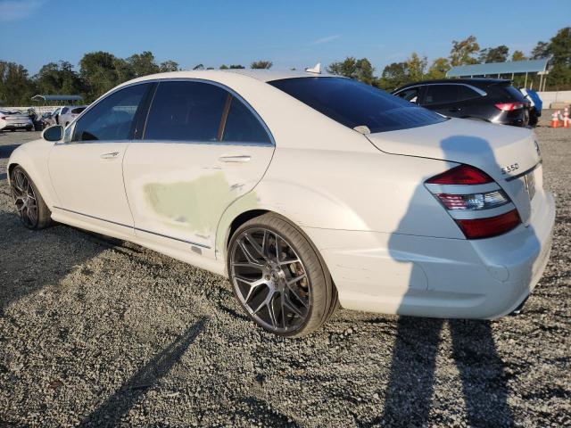 WDDNG86X59A252022 - 2009 MERCEDES-BENZ S 550 4MATIC WHITE photo 2