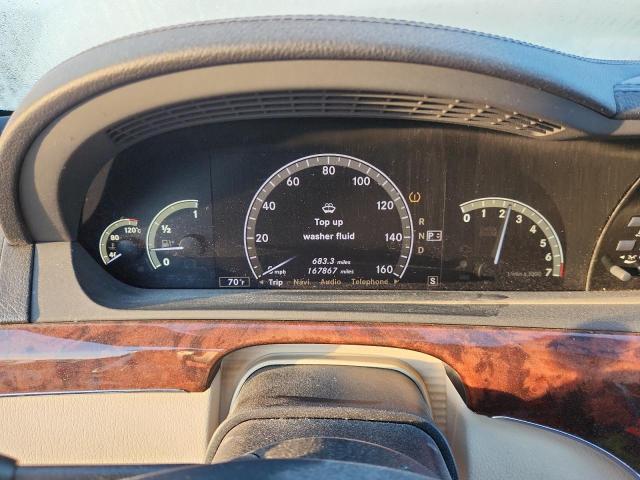 WDDNG86X59A252022 - 2009 MERCEDES-BENZ S 550 4MATIC WHITE photo 9