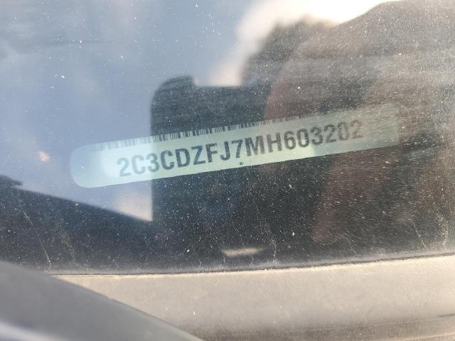 2C3CDZFJ7MH603202 - 2021 DODGE CHALLENGER R/T SCAT PACK BLACK photo 13