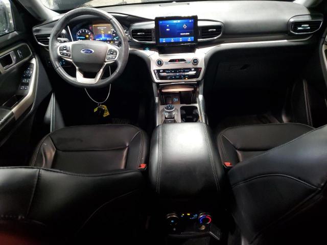 1FMSK8DH9MGB79598 - 2021 FORD EXPLORER XLT BLACK photo 8