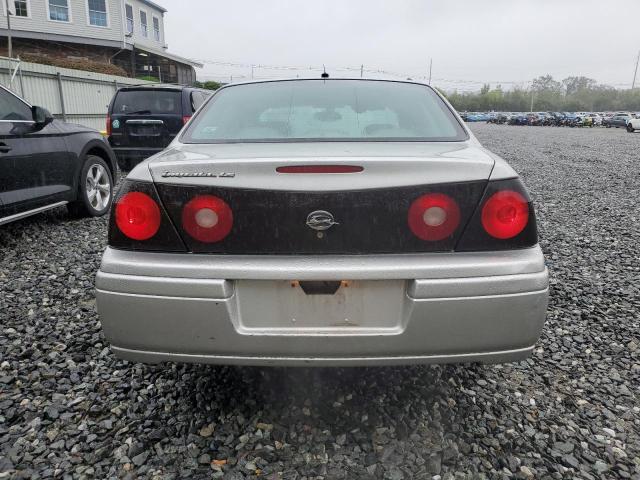 2G1WH52K659276915 - 2005 CHEVROLET IMPALA LS SILVER photo 6
