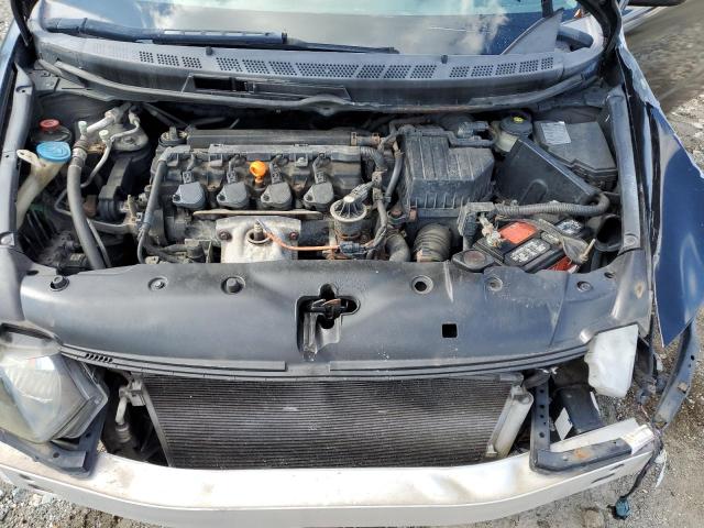 2HGFG12639H504694 - 2009 HONDA CIVIC LX BLACK photo 11