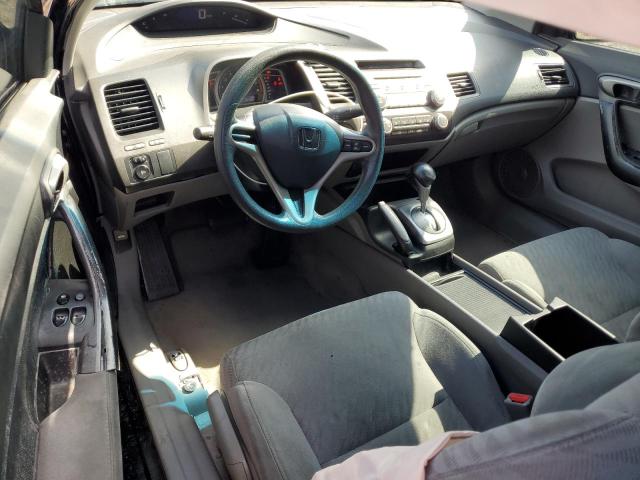 2HGFG12639H504694 - 2009 HONDA CIVIC LX BLACK photo 8