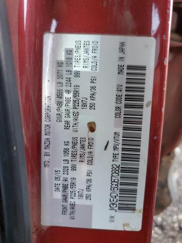 JM3KE4DY6G0670882 - 2016 MAZDA CX-5 GT 红色 照片 12