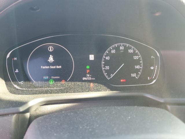 1HGCV2F98KA009236 - 2019 HONDA ACCORD TOURING WHITE photo 9